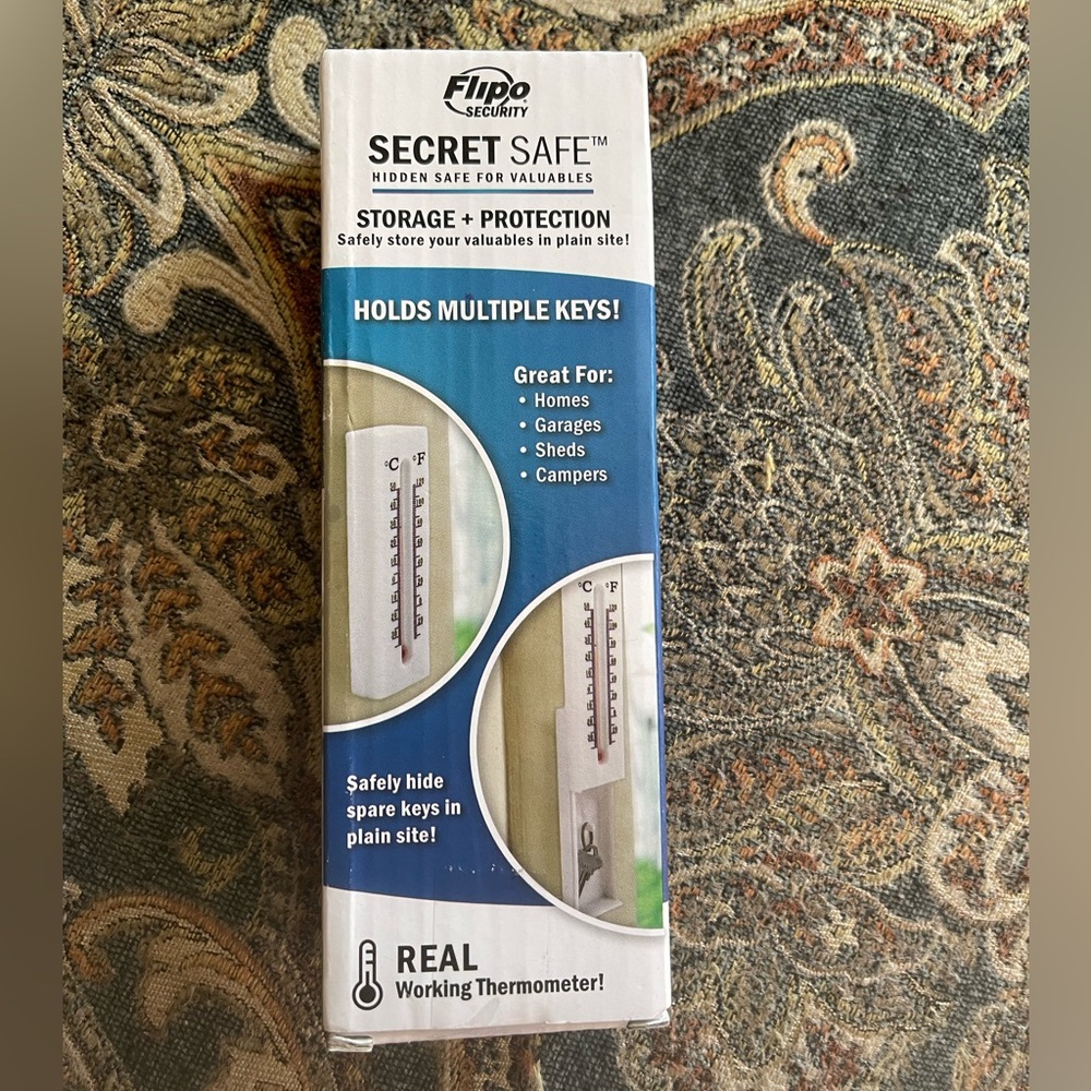 New Secret Thermometer Safe